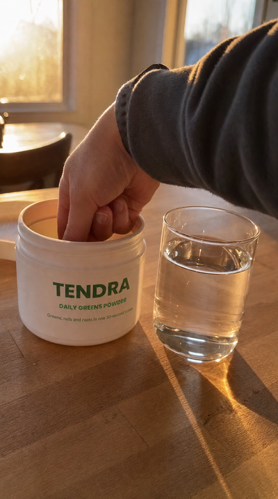 Taking a scoop from the Tendra tub